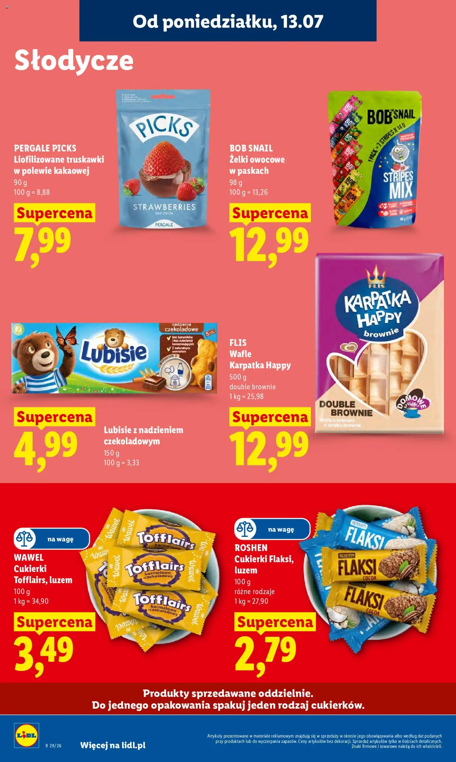 Lidl Polsko leták od 13.07.2026 | Strana: 84 | Produkty: Brownie
