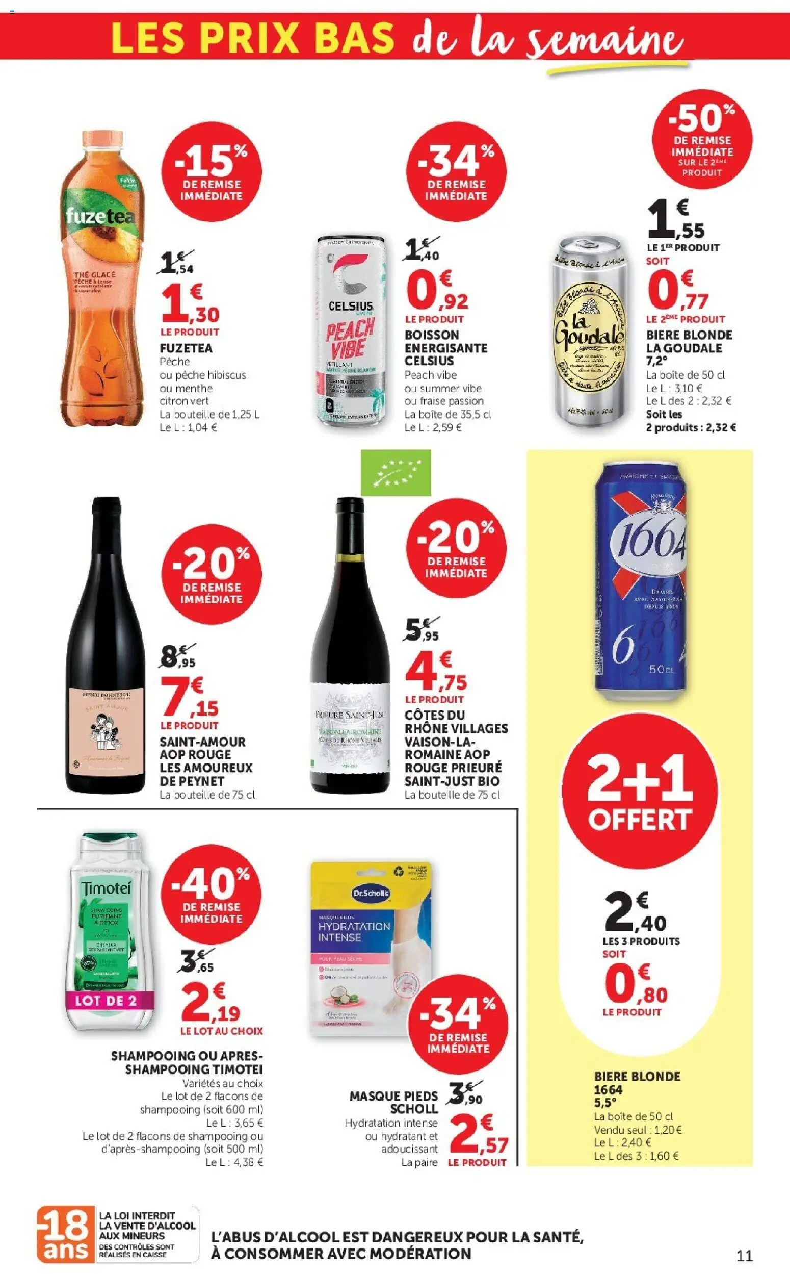 {H1} | Page: 11 | Produits: Glace, Citron, Menthe, Adoucissant
