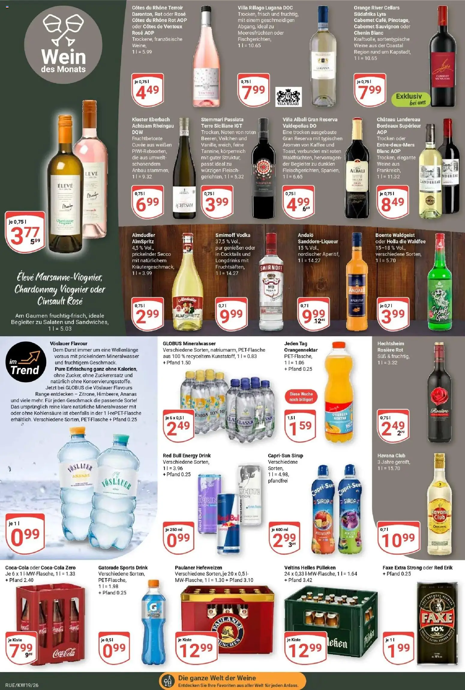Globus Prospekt Rüsselsheim	 – gültig ab 04.05.2026 | Seite: 17 | Produkte: Red bull, Kaffee, Ananas, Wein
