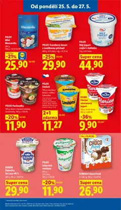 Náhled letáku PILOS Zakysaná smetana, 200 g, 12 % tuku od 25.05.2026 | Strana: 25