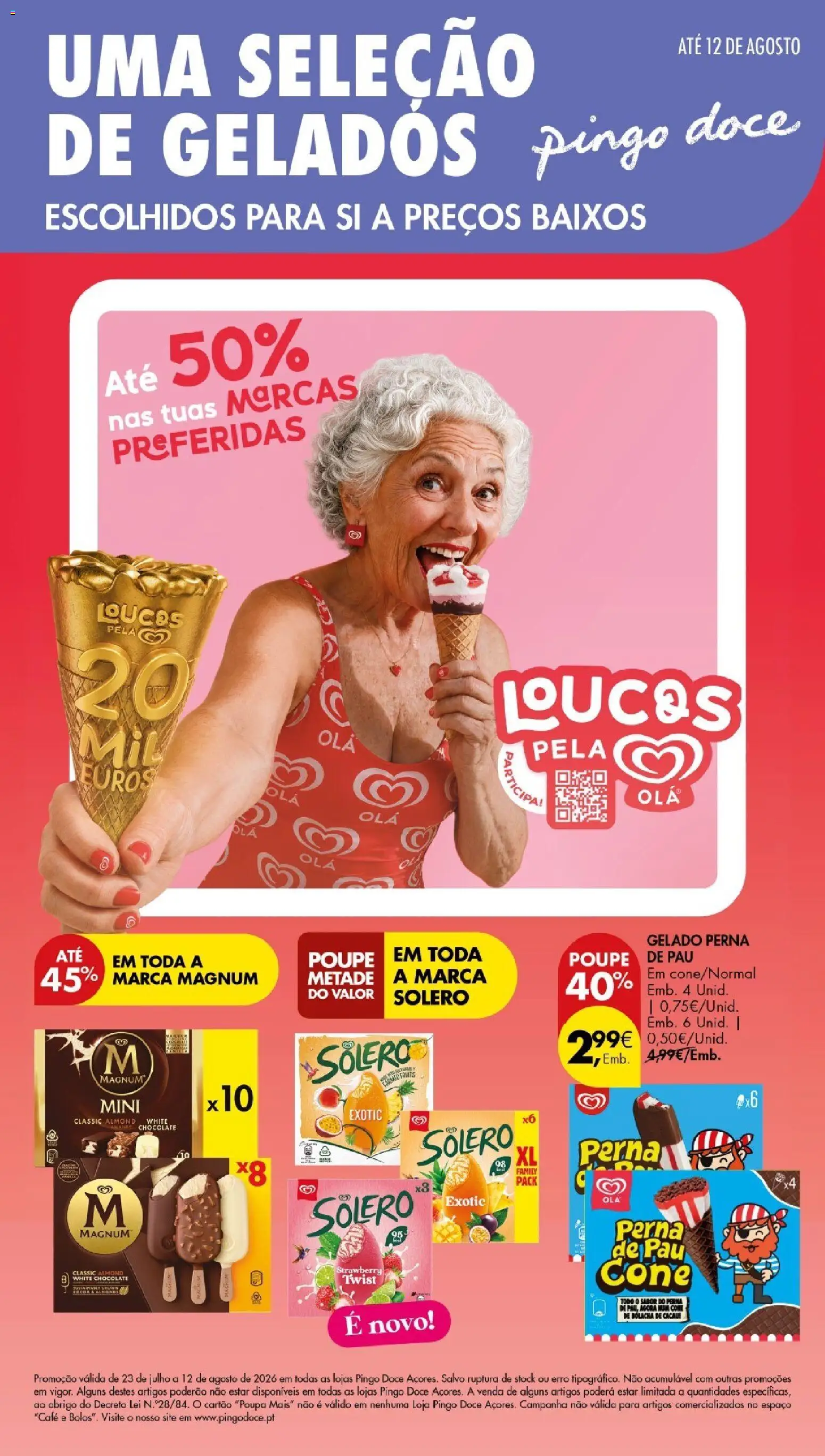 Pingo Doce Especial Gelados Açores » de 23/07/2026 catalogue cover