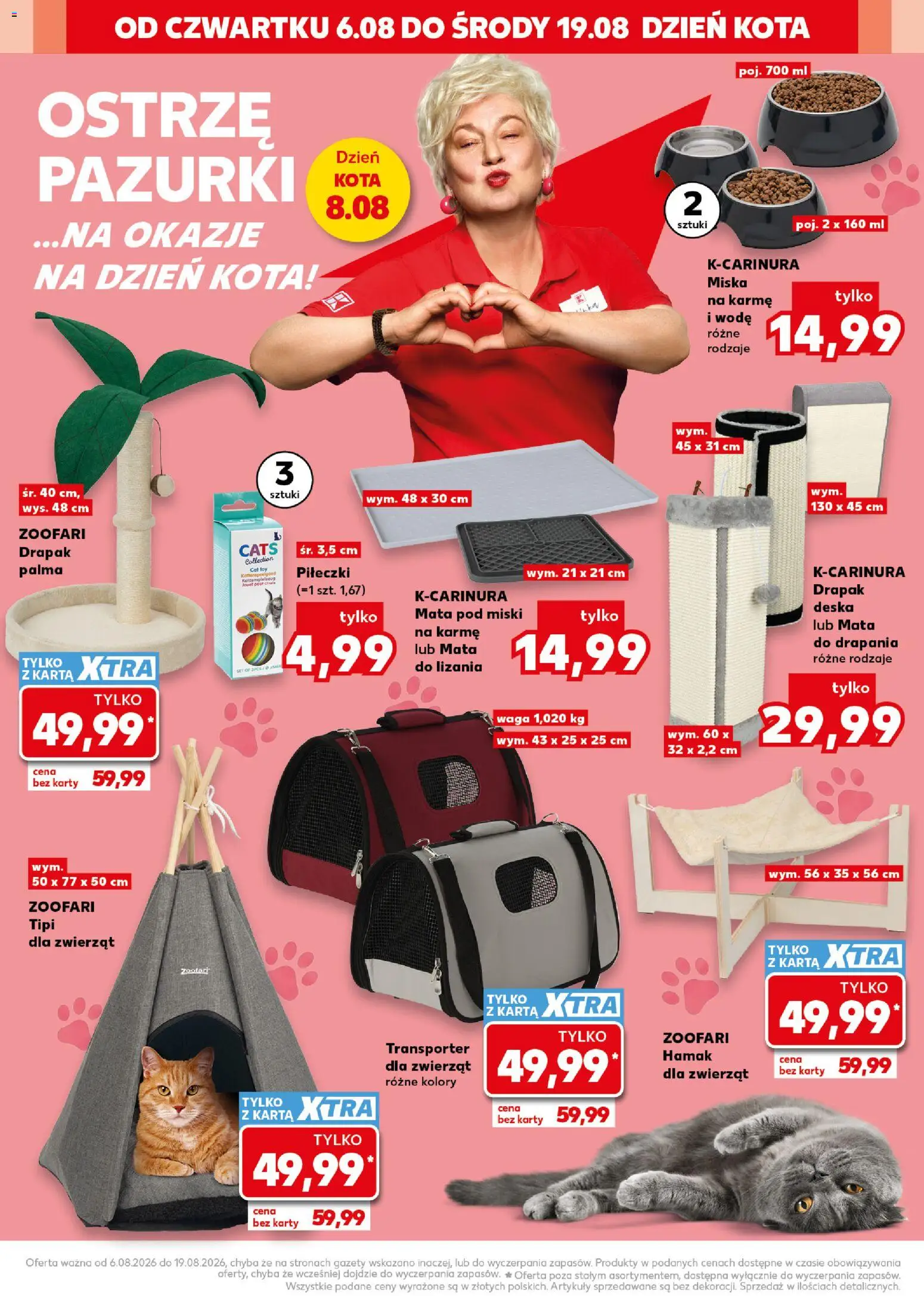 Kaufland Polsko leták - Złap okazje od 06.08.2026 | Strana: 16 | Produkty: Miska, Karty
