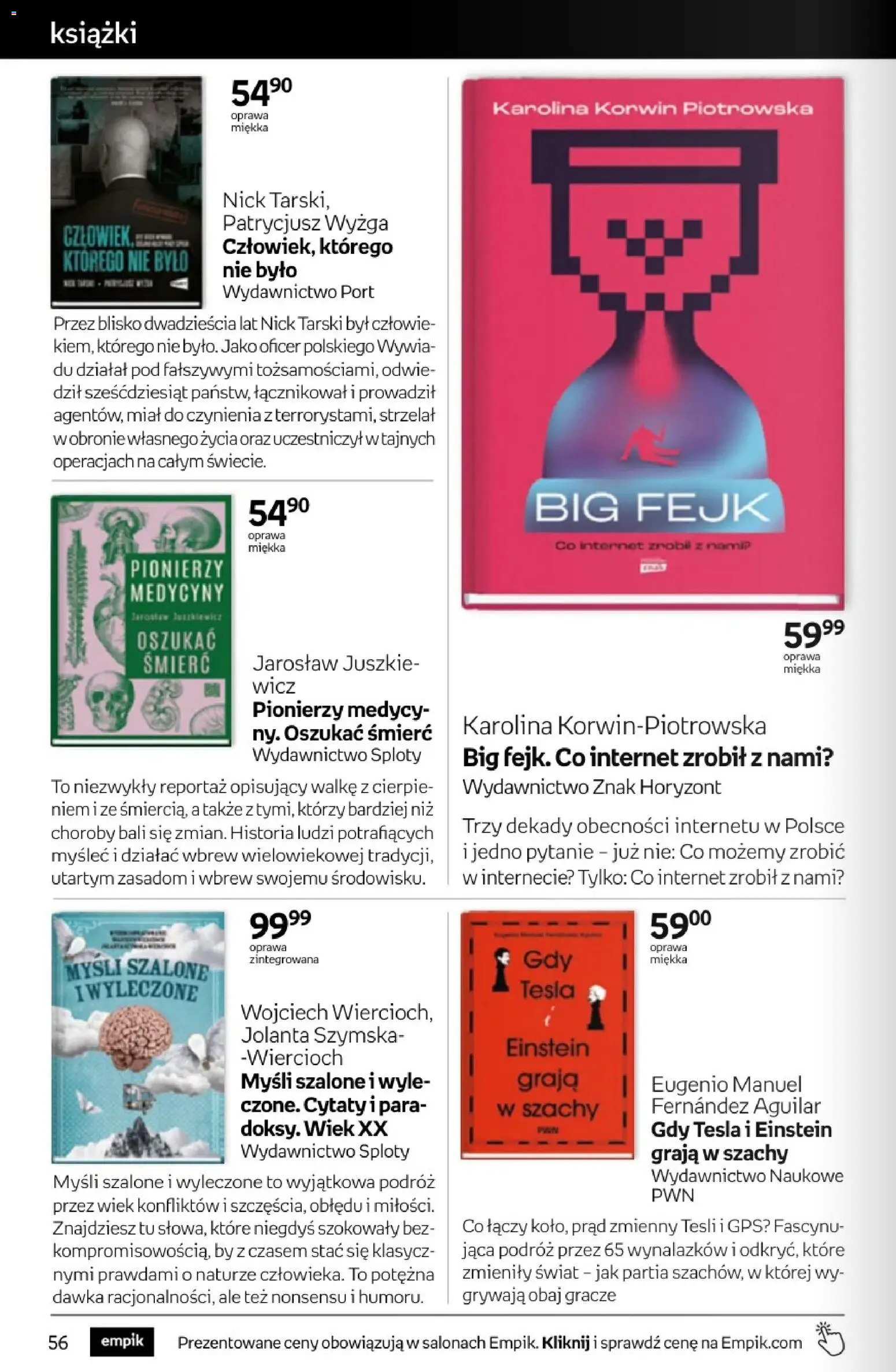 Empik Black Weeks od 28.10.2026 | Strona: 56 | Produkty: Książki
