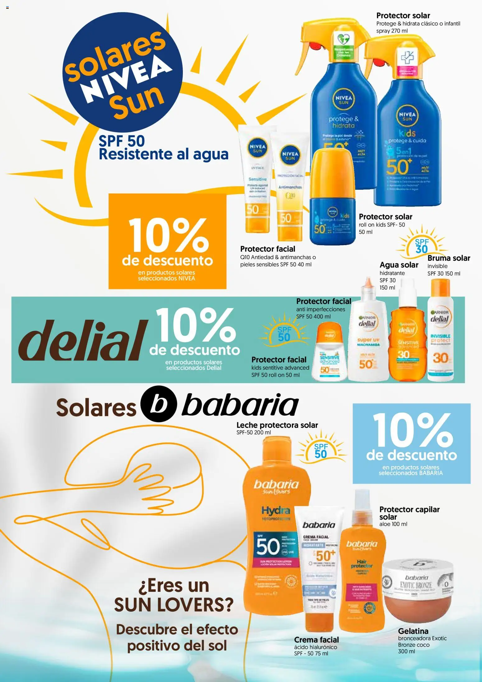 Hiper Usera folleto │ válido desde el 10.06.2026 | Página: 2 | Productos: Protector solar, Leche, Crema facial, Crema