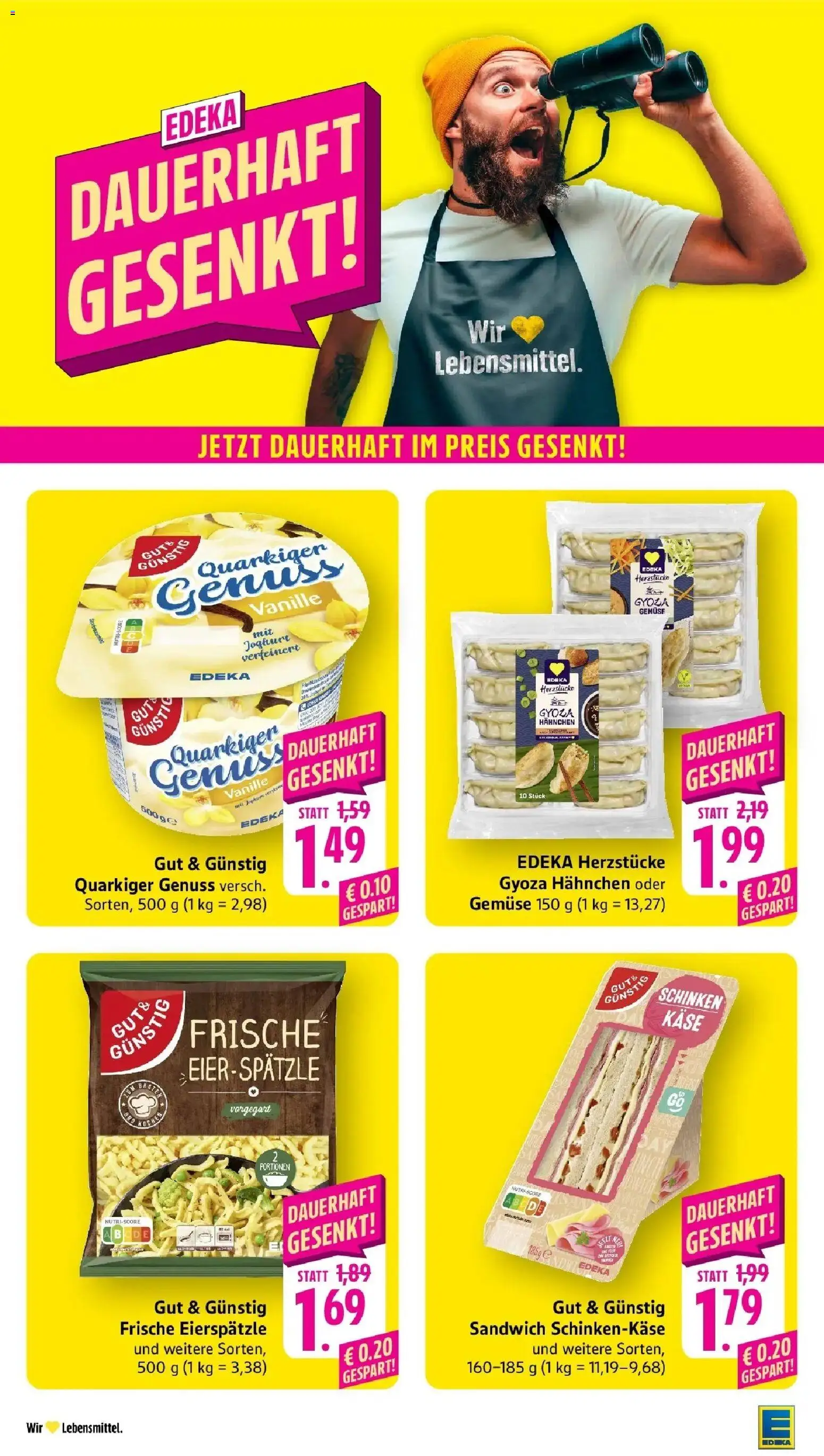 Edeka Prospekt Ludwigshafen (ab 26.10.2026) » Angebote Online | Seite: 16 | Produkte: Käse, Eier, Vanille, Gemüse