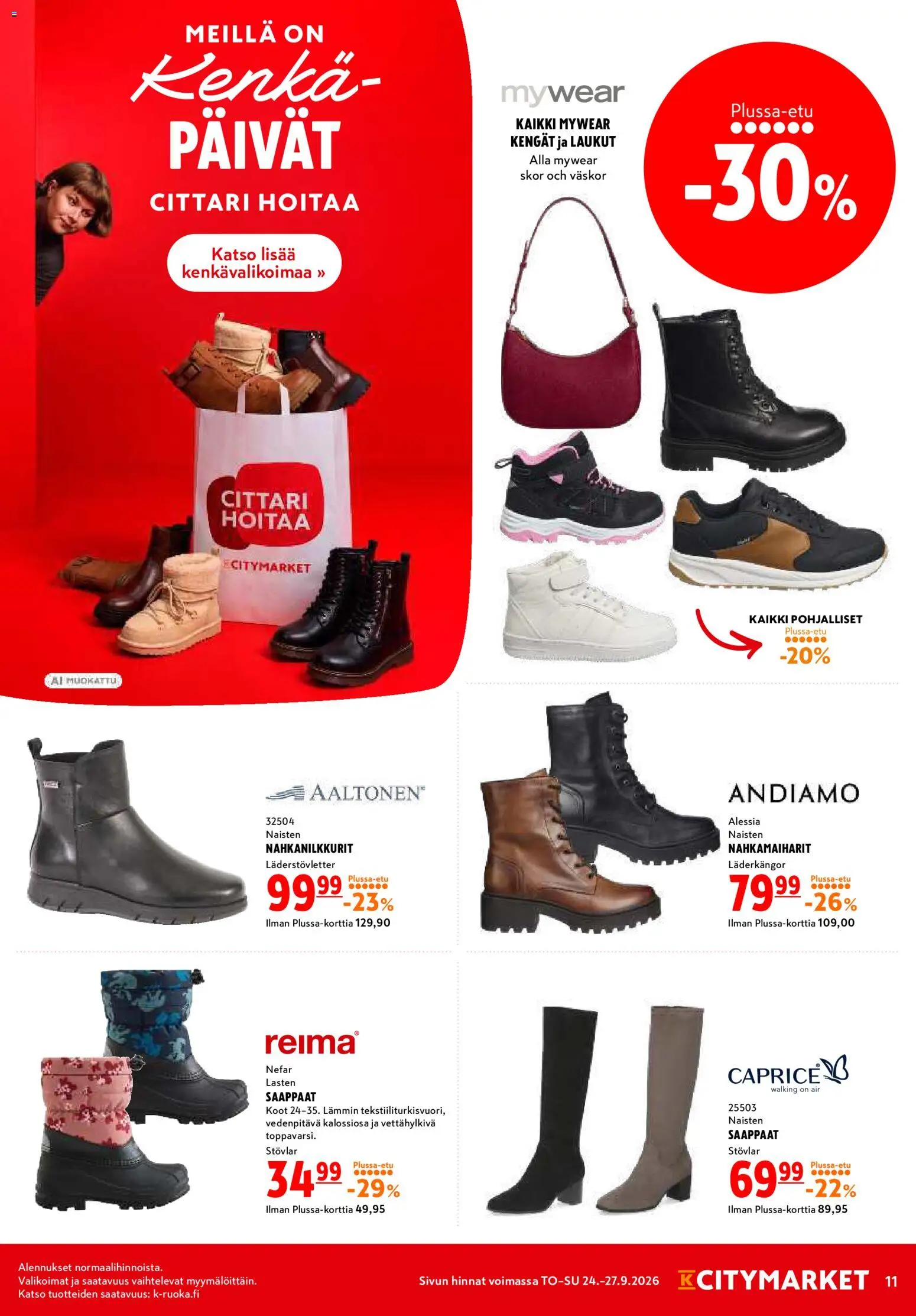 K-Citymarket tarjoukset – voimassa 24/09/2026 alkaen | Sivu: 11