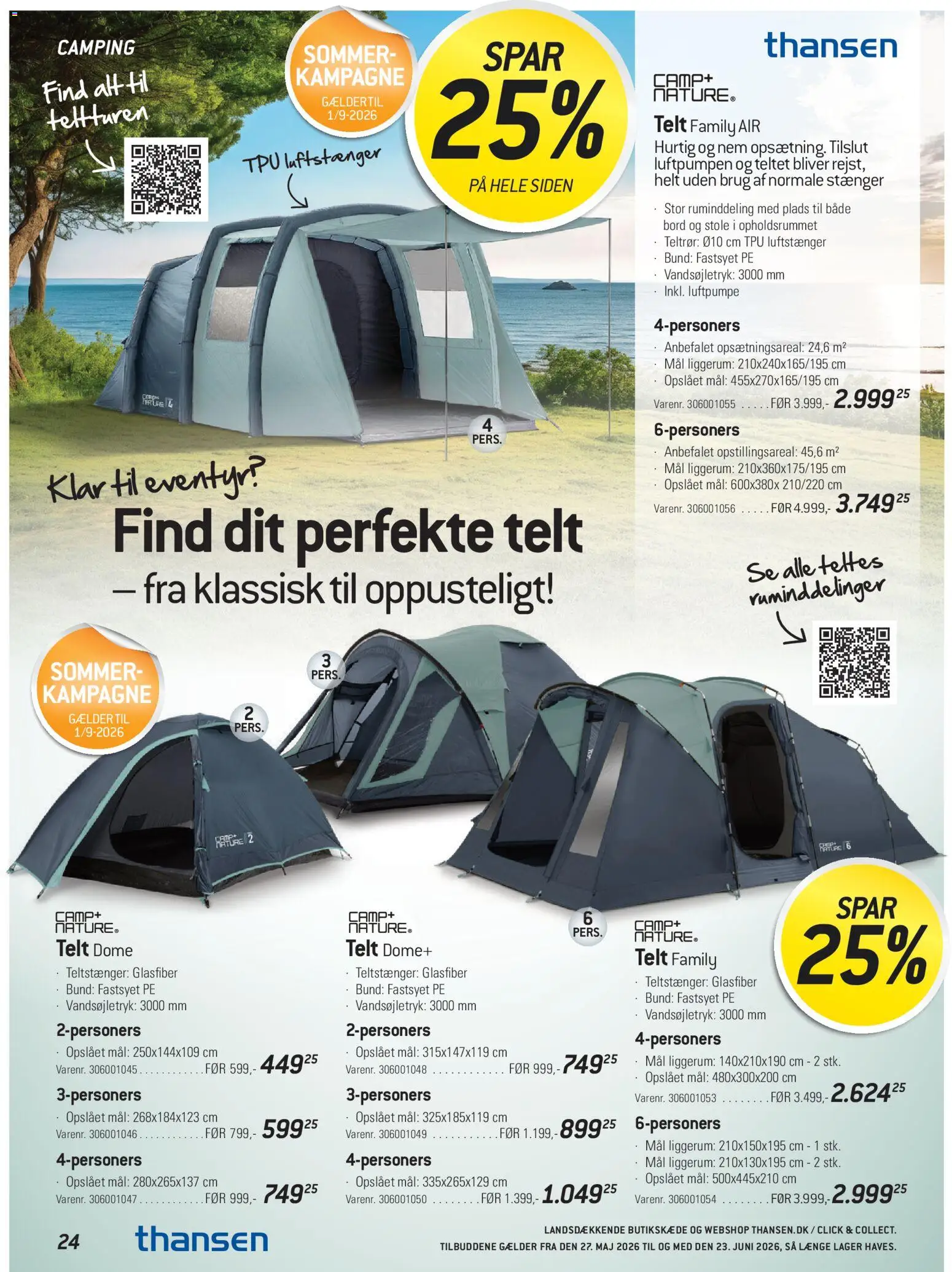 Thansen tilbudsavis – gyldig fra 27.05.2026 | Side: 24 | Produkter: Bord