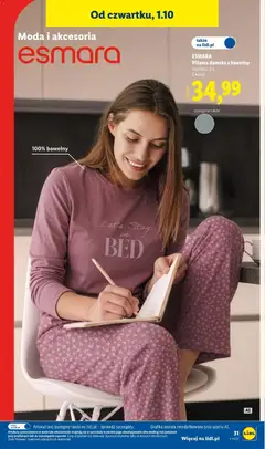 Pogląd oferty "Lidl Katalog" - ważna od 28.09.2026 | Strona: 39 | Produkty: Piżama, Damska piżama
