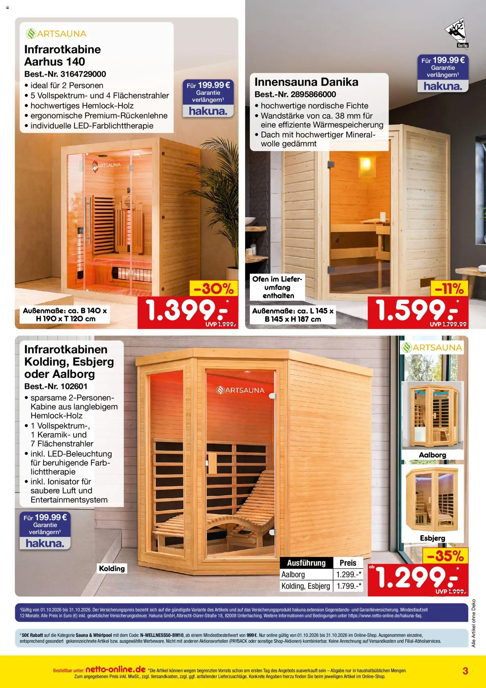 Netto Marken-Discount Online-Angebote Oktober – gültig ab 01.10.2026 | Seite: 3 | Produkte: Ofen