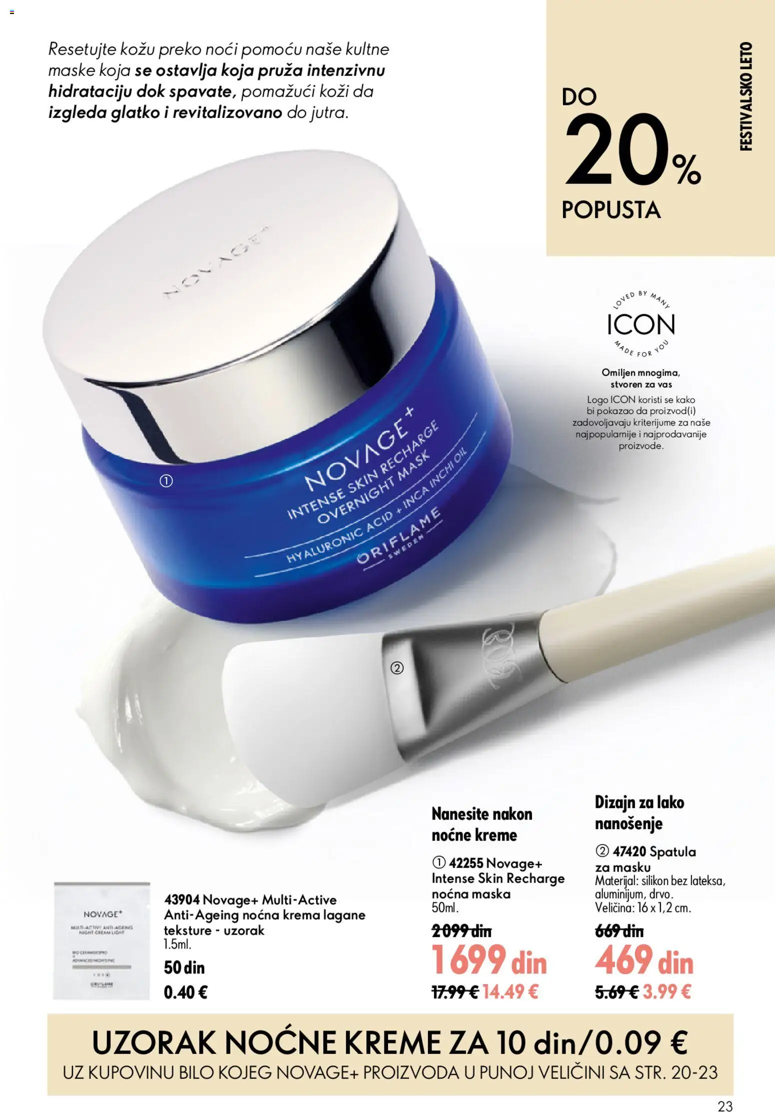 Oriflame katalog - važi od 15.07.2026 | Strana: 23 | Proizvode: Krema, Maska