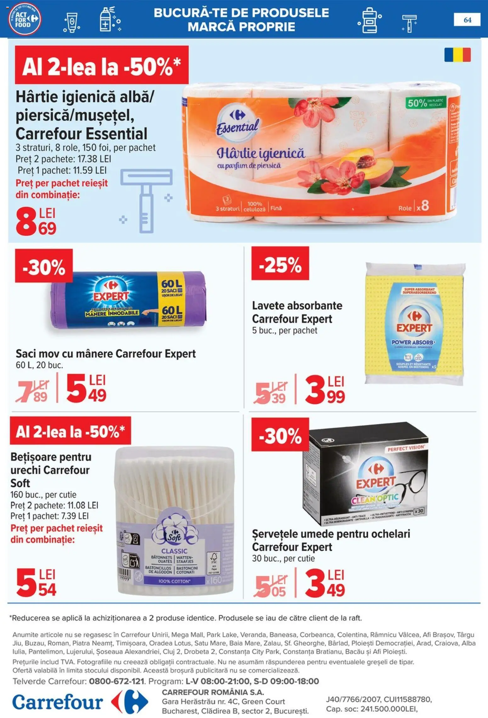 Noul catalog Carrefour – valabil de la 06.05.2026 | Pagină: 67 | Produse: Ochelari, Pomelo, Cutie, Lavete