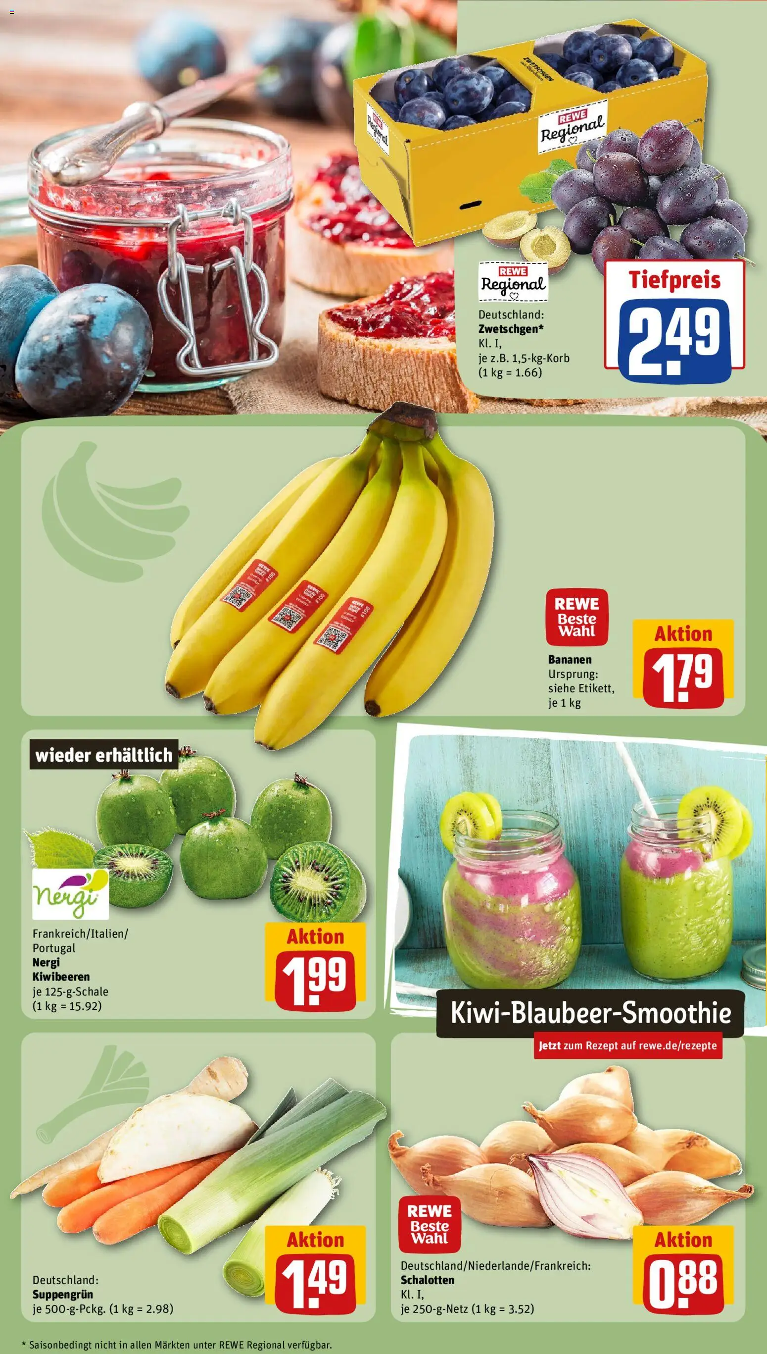 Rewe ihr Kaufpark Prospekt – gültig ab 07.09.2026 | Seite: 5 | Produkte: Bananen, Zwetschgen