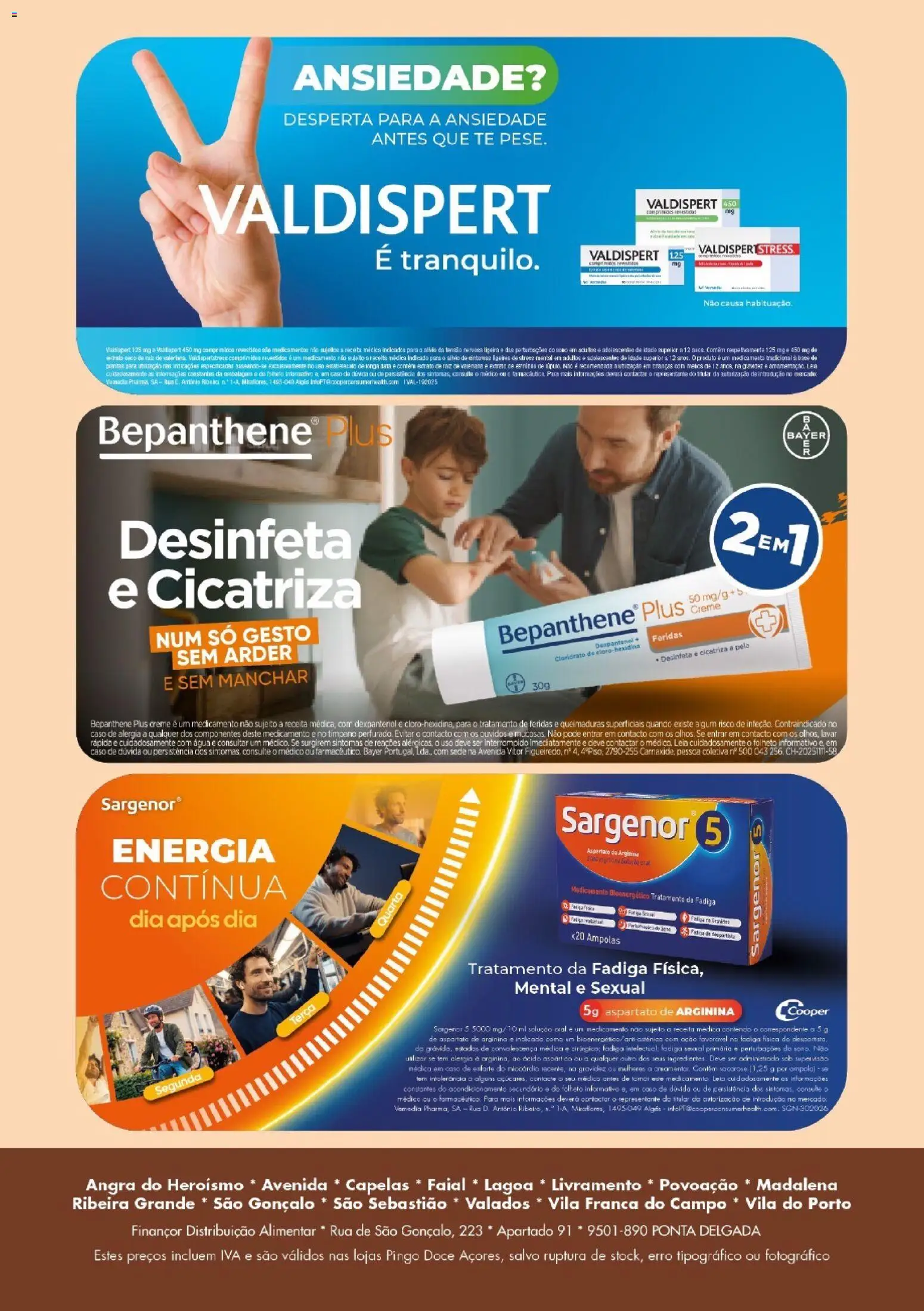 Pingo Doce folheto Bem Estar Outono Açores │ válido de 22/10/2026 | Página: 4 | Produtos: Agua, Creme, Alho