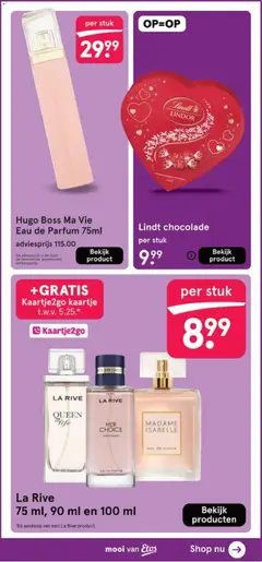 Lindt chocolade, Lindt chocolate - Voorbeeld van een folder van Etos, geldig van 11.05.2026 | Pagina: 71