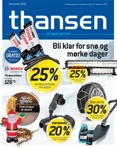 Forhåndsvisning av THANSEN kundeavis gyldig fra 30/10/2026