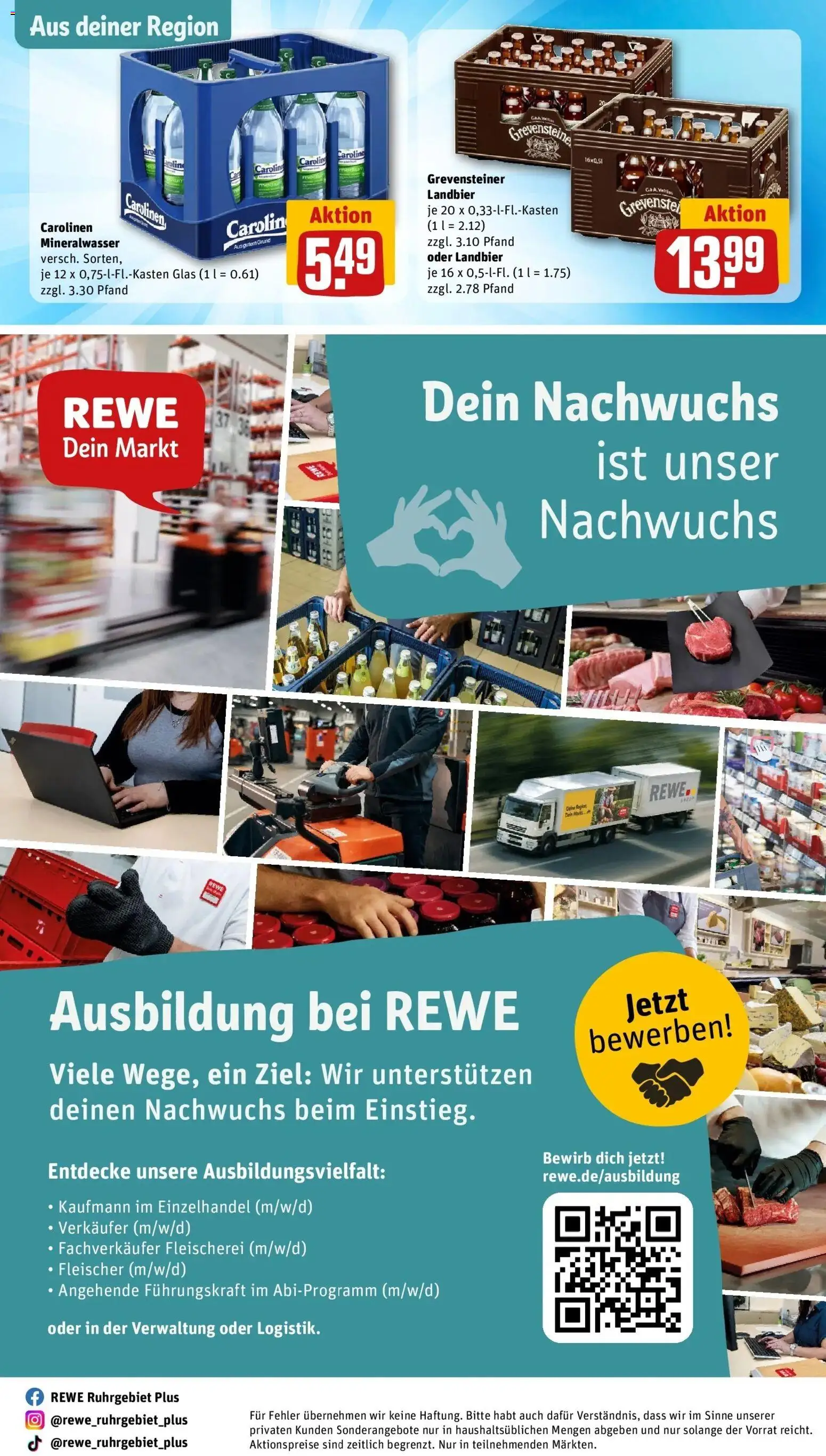 REWE Prospekt ab 07.09.2026 zum Blättern » Angebote | Seite: 30 | Produkte: Mineralwasser