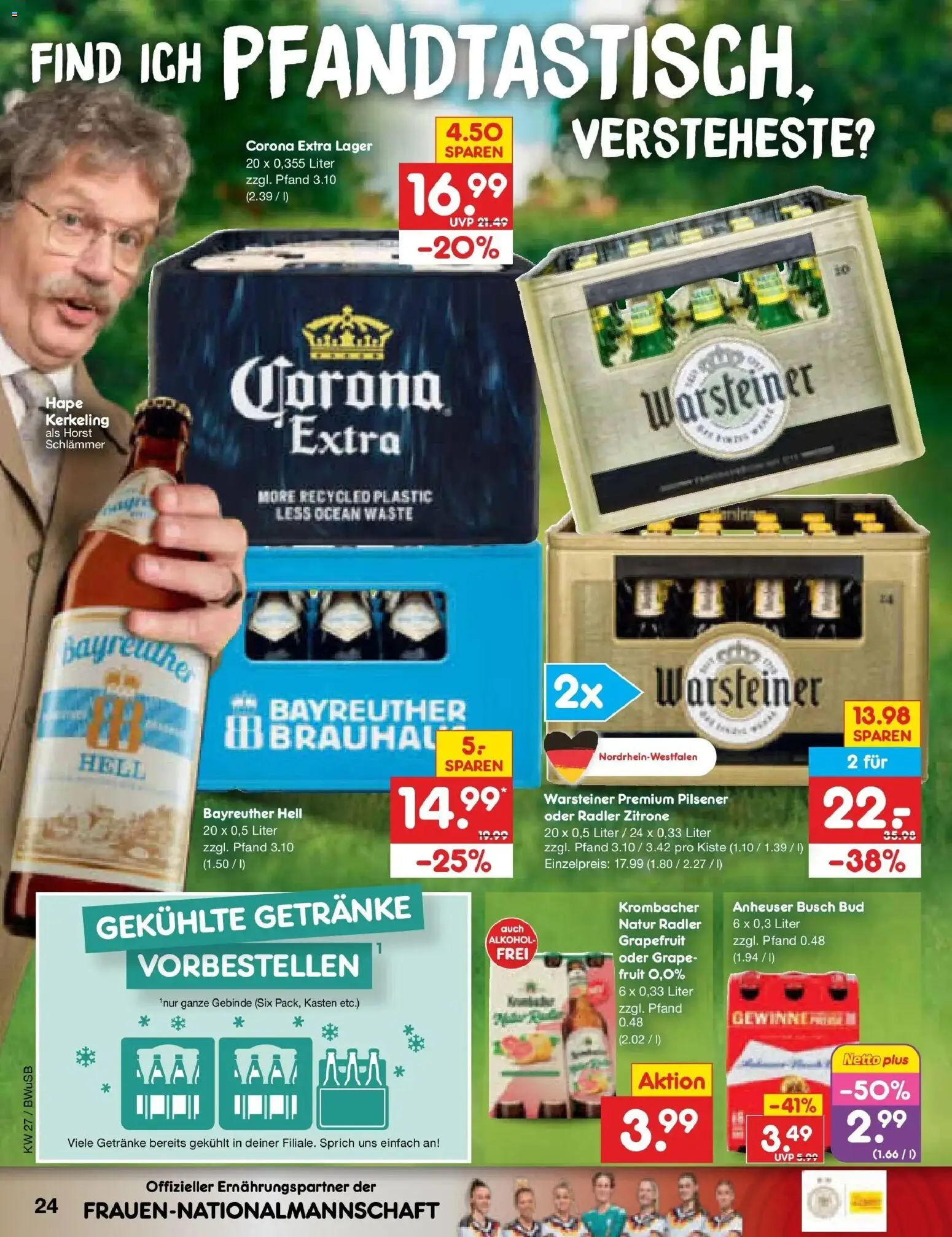Netto Marken-Discount Prospekt Stemwede-Dielingen – gültig ab 29.06.2026 | Seite: 36 | Produkte: Grapefruit, Radler, Zitrone, Krombacher