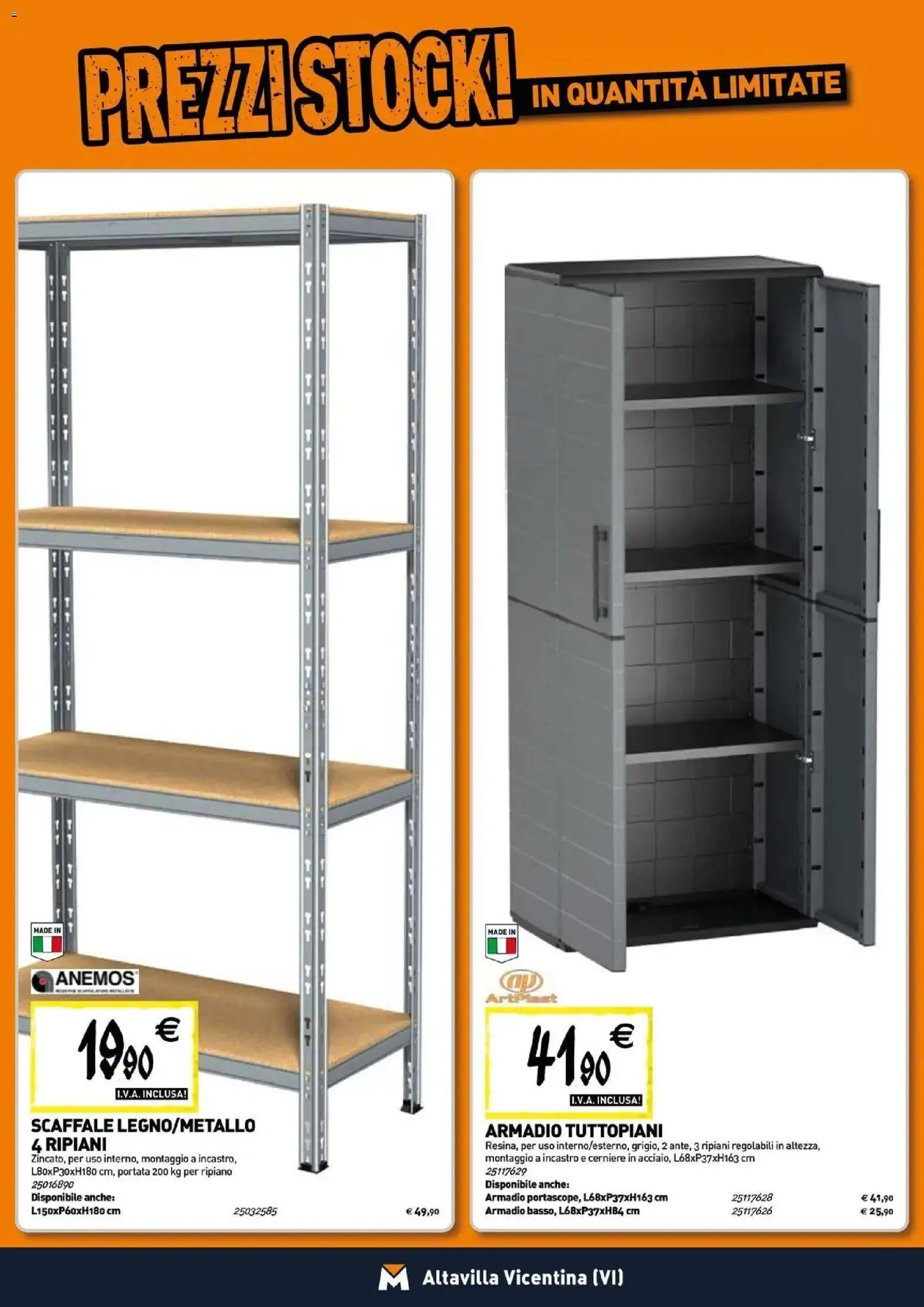 Nuovo TECNOMAT catalogo Altavilla Vicentina dal 27/08/2026 > offerte anteprima 🛍️ | Pagina: 17 | Prodotti: Ripiano, Scaffale, Armadio