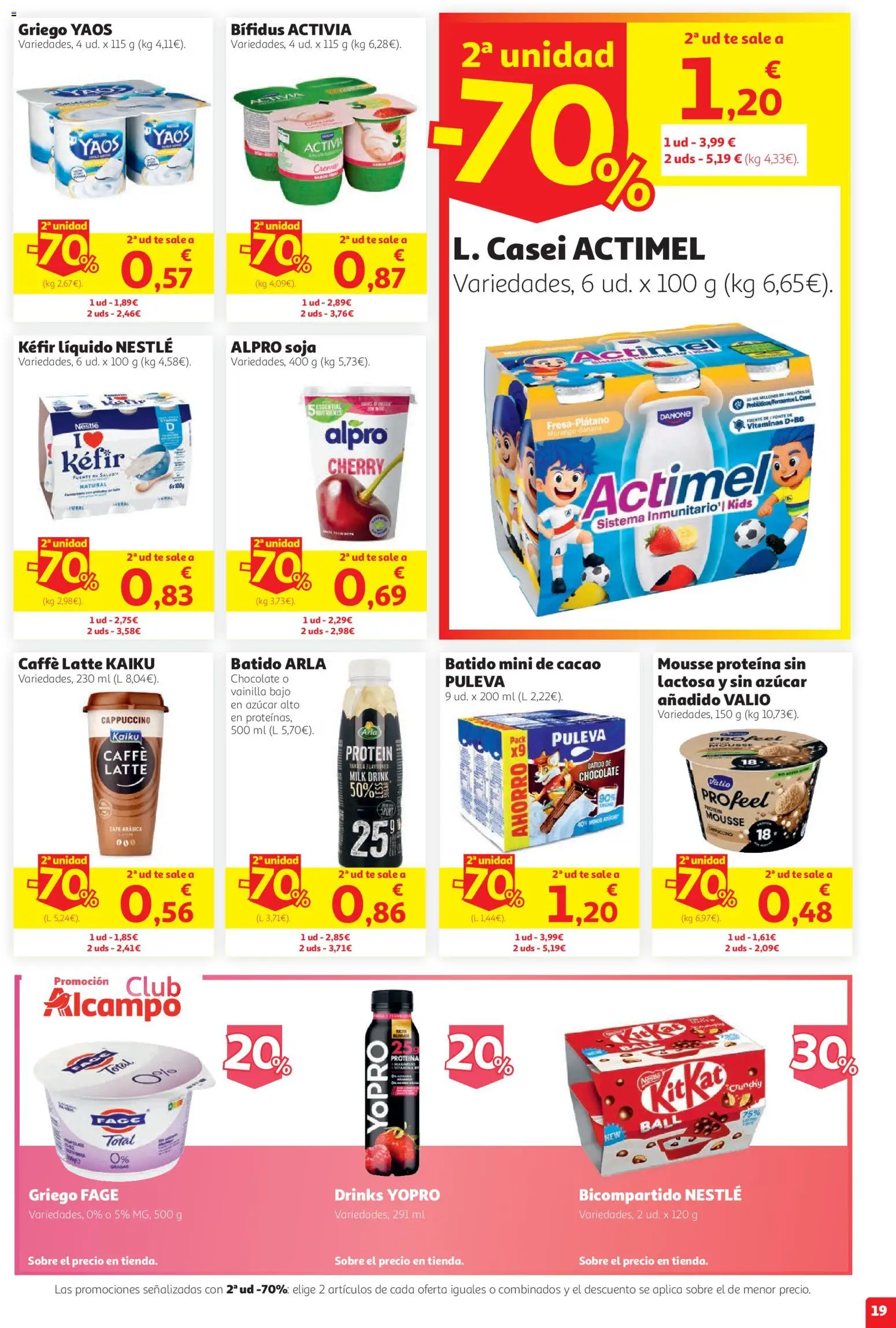 Alcampo folleto │ válido desde el 27/08/2026 | Página: 19 | Productos: Café, Chocolate, Vainilla, Cacao