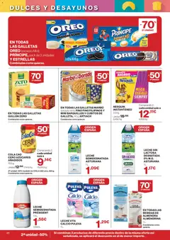 Vista previa Hipercor catálogo válido desde el 24/09/2026 | Página: 26 | Productos: Leche, Galletas, Dulces, Bebidas