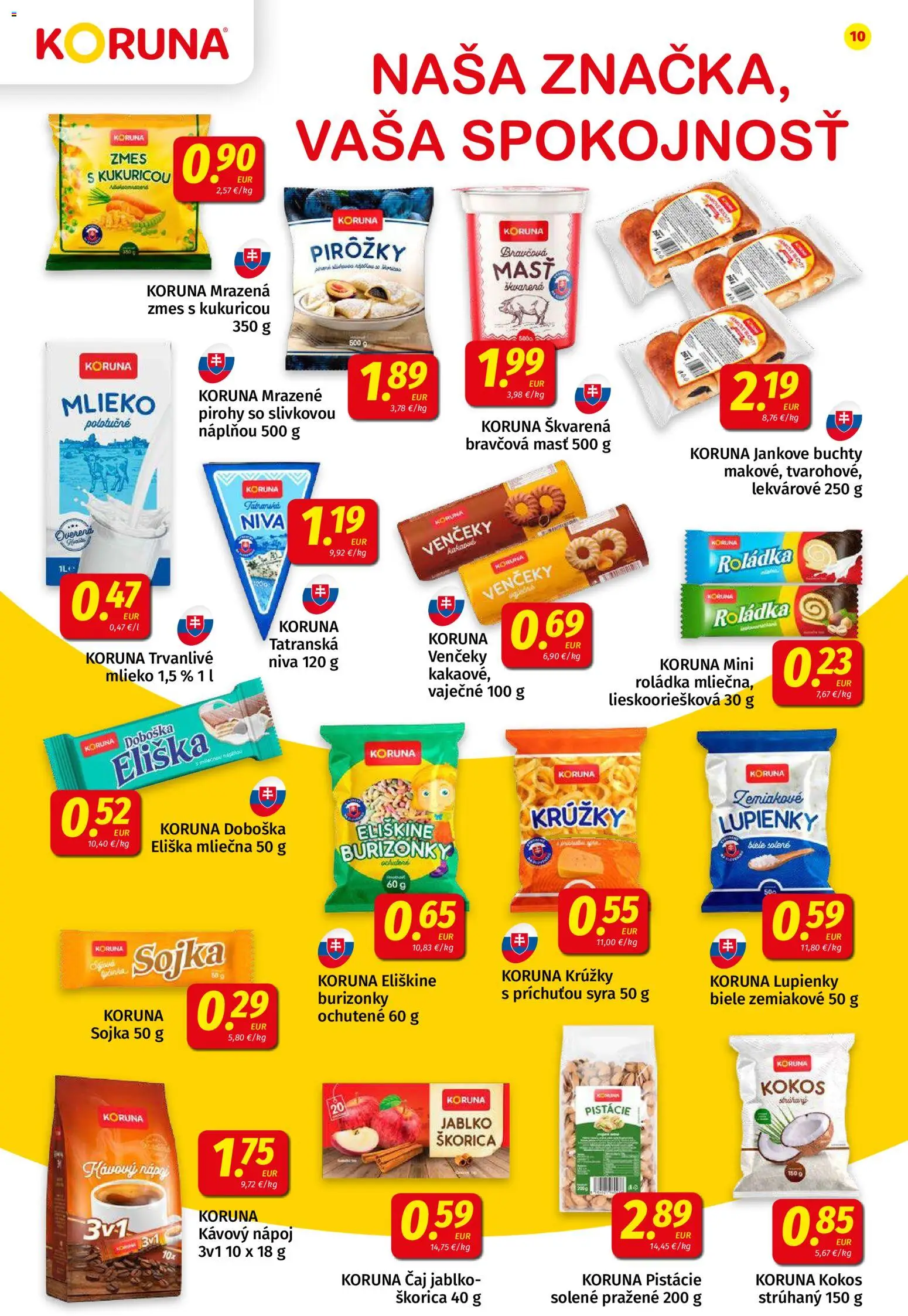 Nové Koruna akcie – leták je platný od 03.07.2026 | Strana: 10