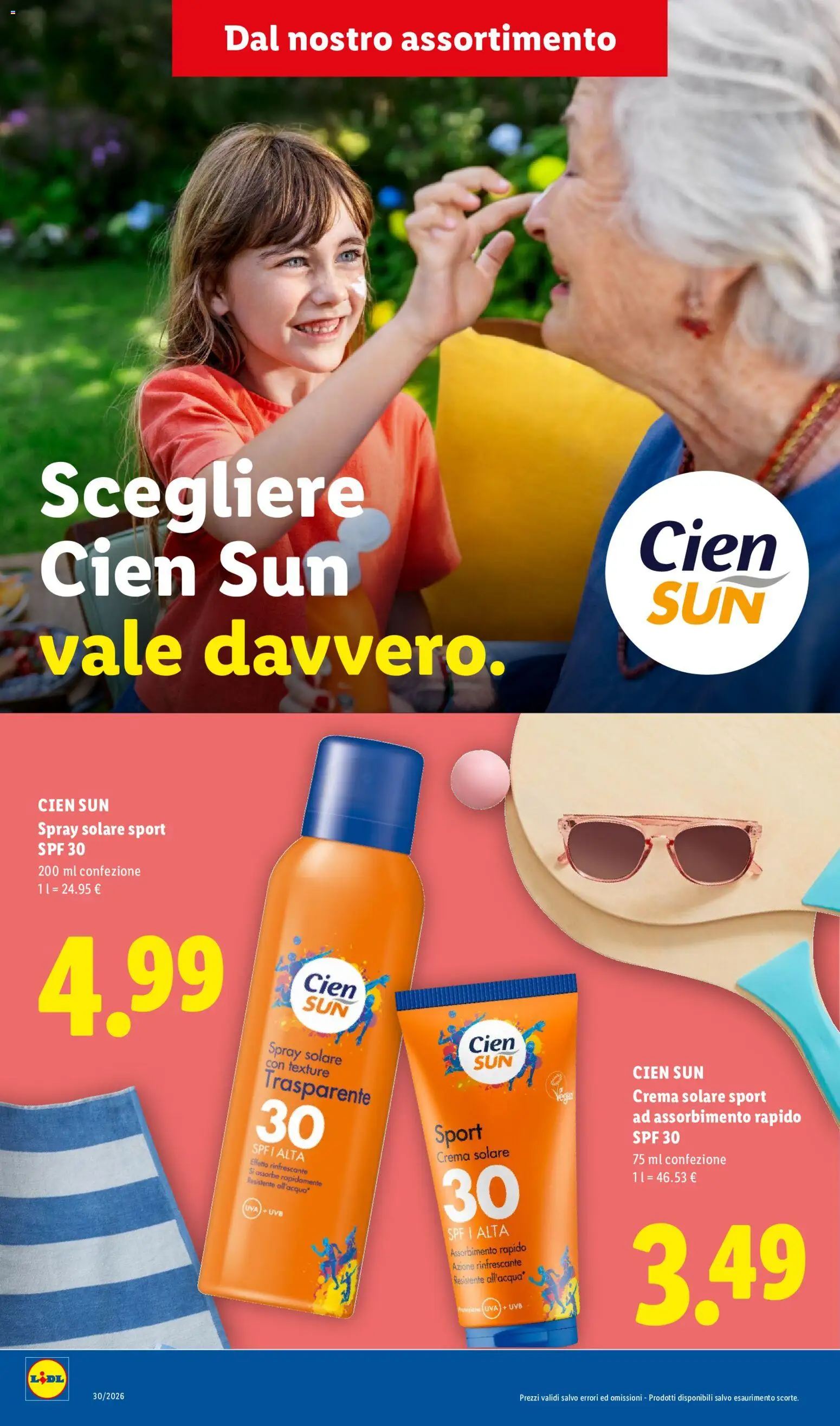 Volantino Lidl del 10/08/2026 | Pagina: 2 | Prodotti: Crema, Crema solare, Uva