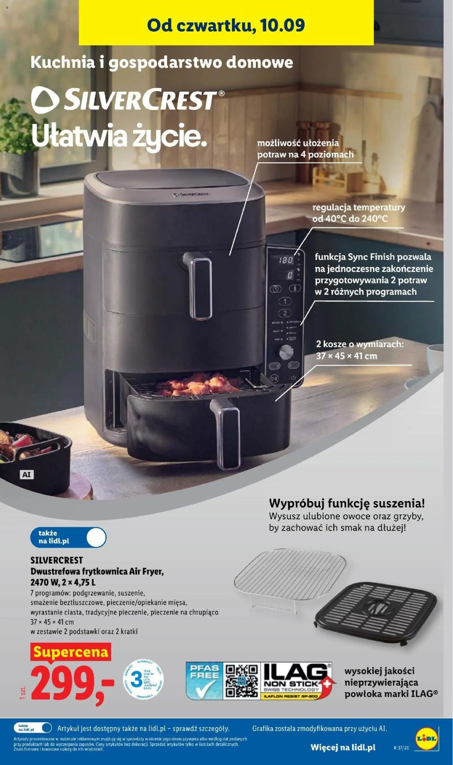 Lidl Katalog od 07.09.2026 | Strona: 33 | Produkty: Frytkownica, Finish, Owoce