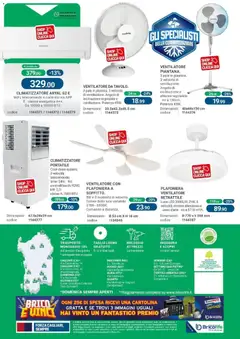 Anteprima del volantino CFadda - Spacca Prezzo valido a partire dal 03.06.2026 | Pagina: 17 | Prodotti: Ventilatore, Climatizzatore, Telecomando, Cocco