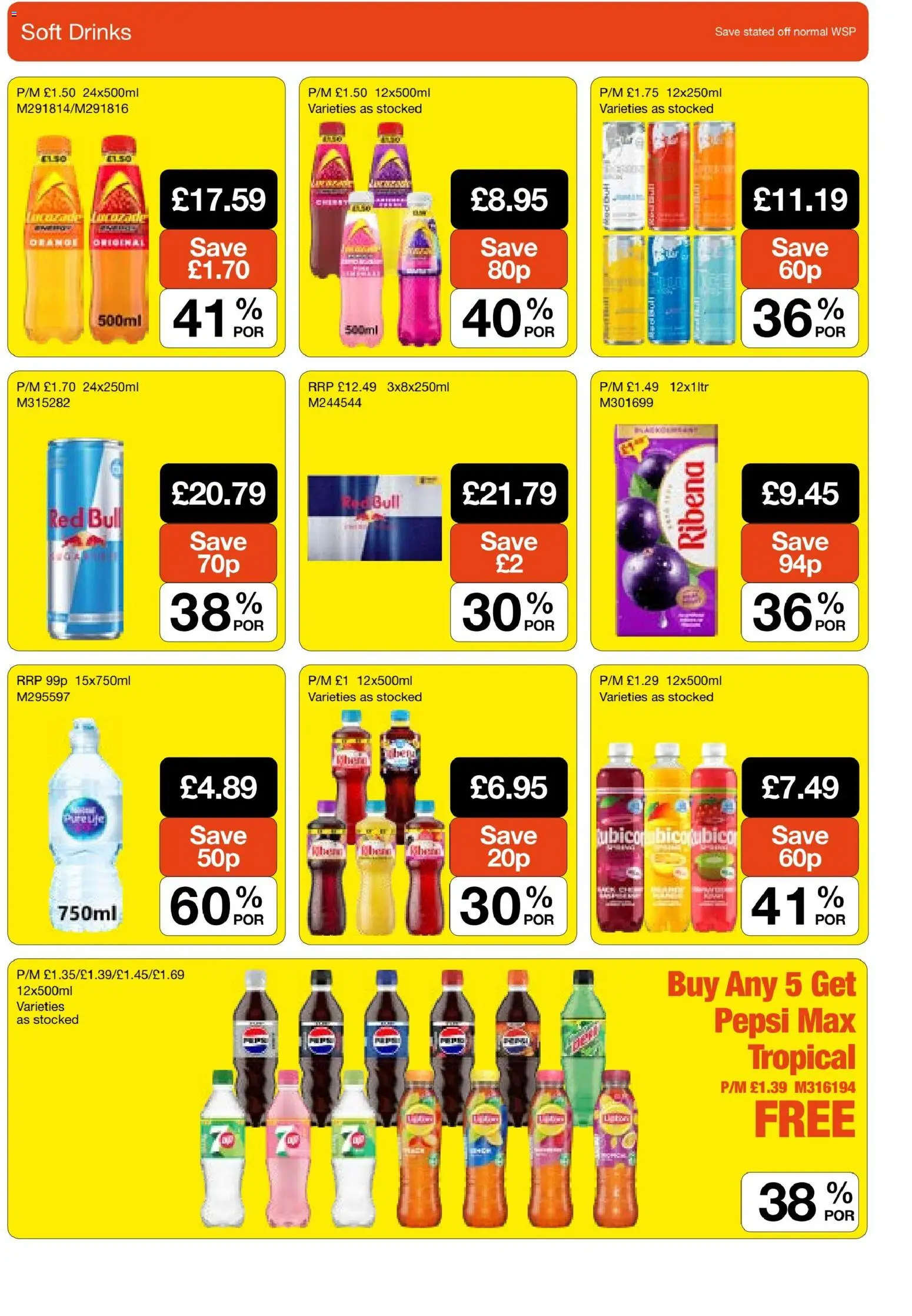 {H1} | Page: 2 | Products: Pepsi, Pepsi Max, Drinks, Red Bull
