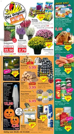Wiglo Wunderland Prospekt ab 28.09.2026 gültig
