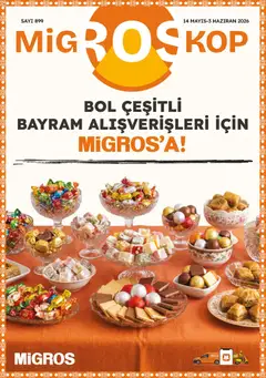 14.05.2026 tarihinden itibaren geçerli olan Migros kataloğu önizlemesi