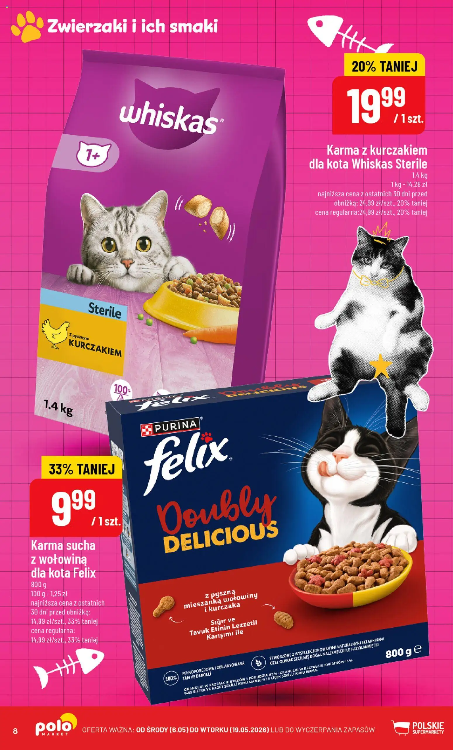 POLOmarket gazetka - Pet Food od 06.05.2026 | Strona: 8