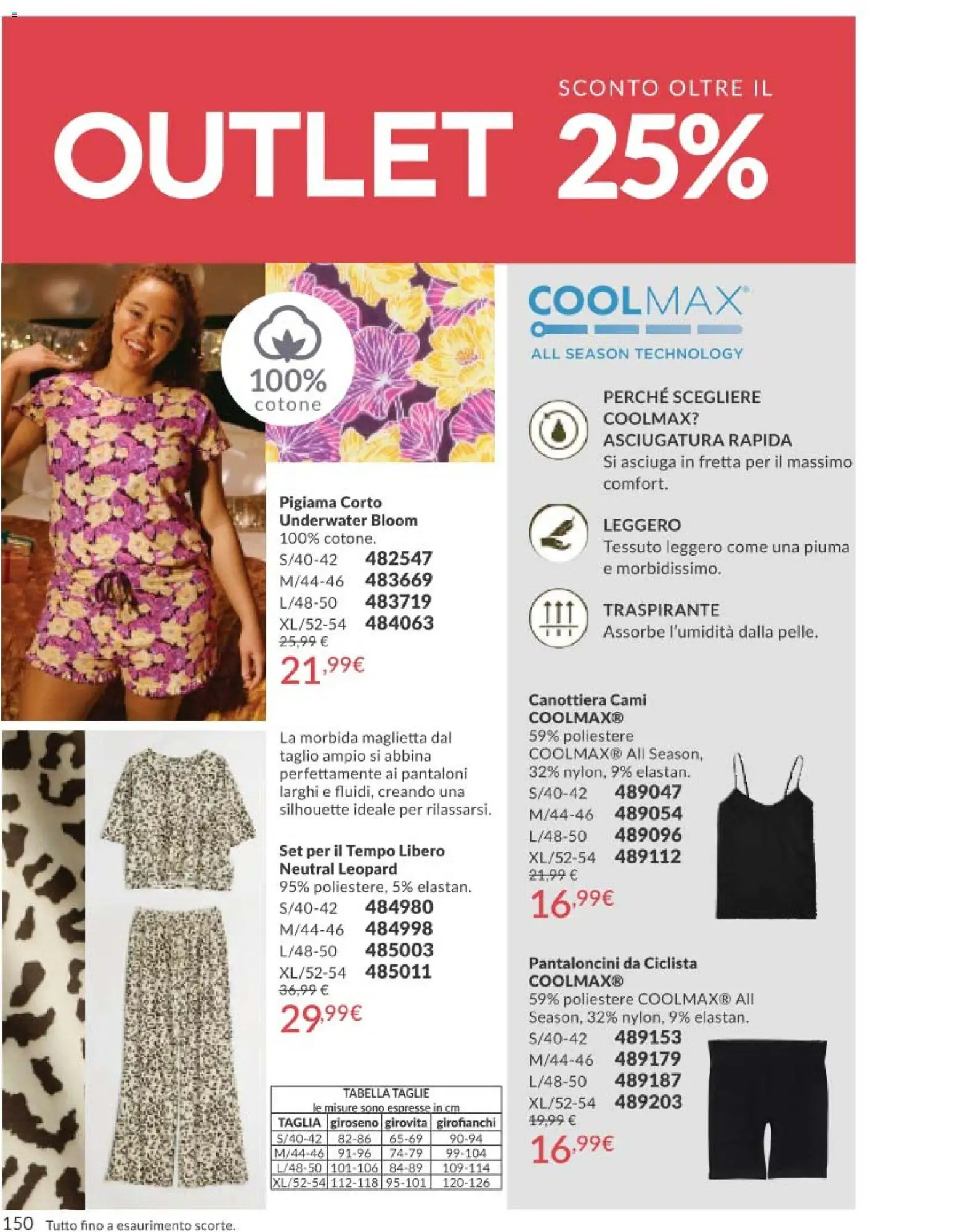 Volantino Avon del 01.05.2026 | Pagina: 150 | Prodotti: Pantaloni, Pantaloncini, Pigiama, Maglietta