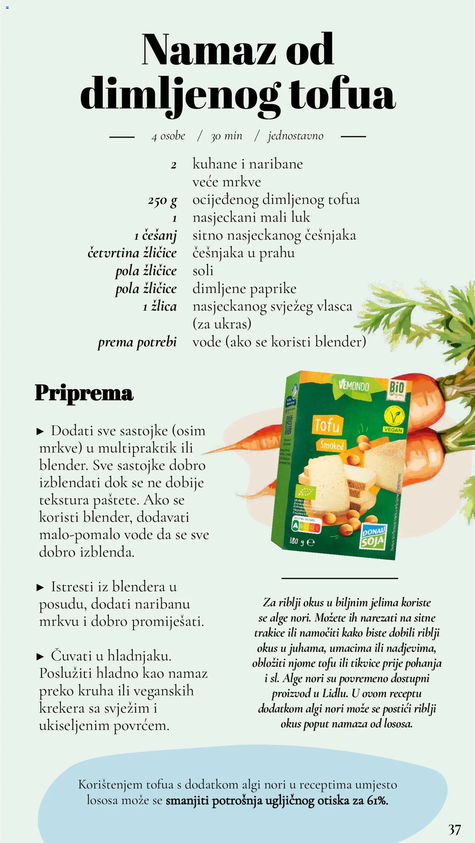 Lidl katalog | vrijedi od 25.10.2024 | Stranica: 37 | Proizvodi: Tikvice, Luk, Blender, Namaz