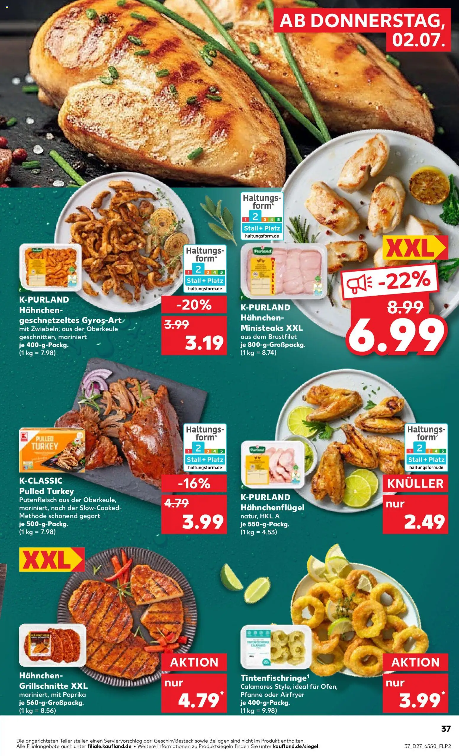 Kaufland Německo leták - Kiel od 02.07.2026 | Strana: 37 | Produkty: Paprika, Forma, Airfryer