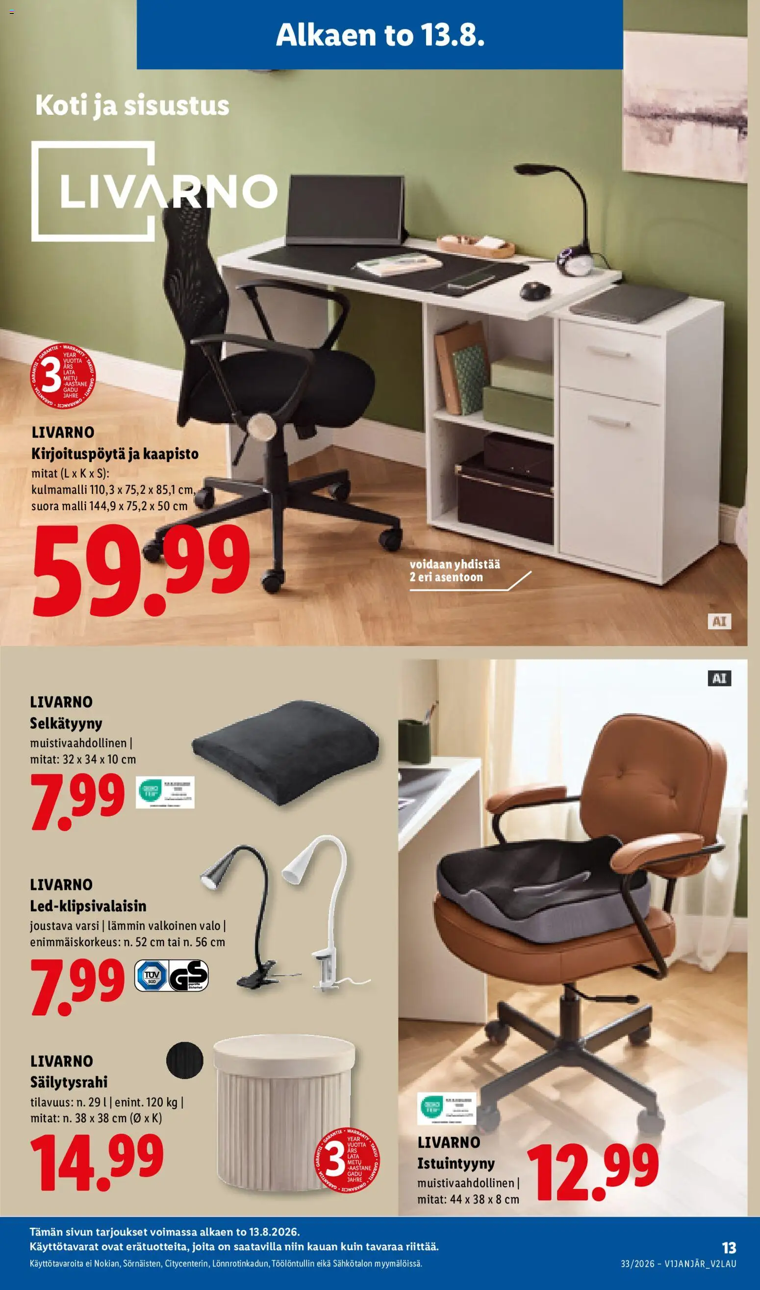 Lidl tarjoukset – voimassa 13/08/2026 alkaen | Sivu: 17