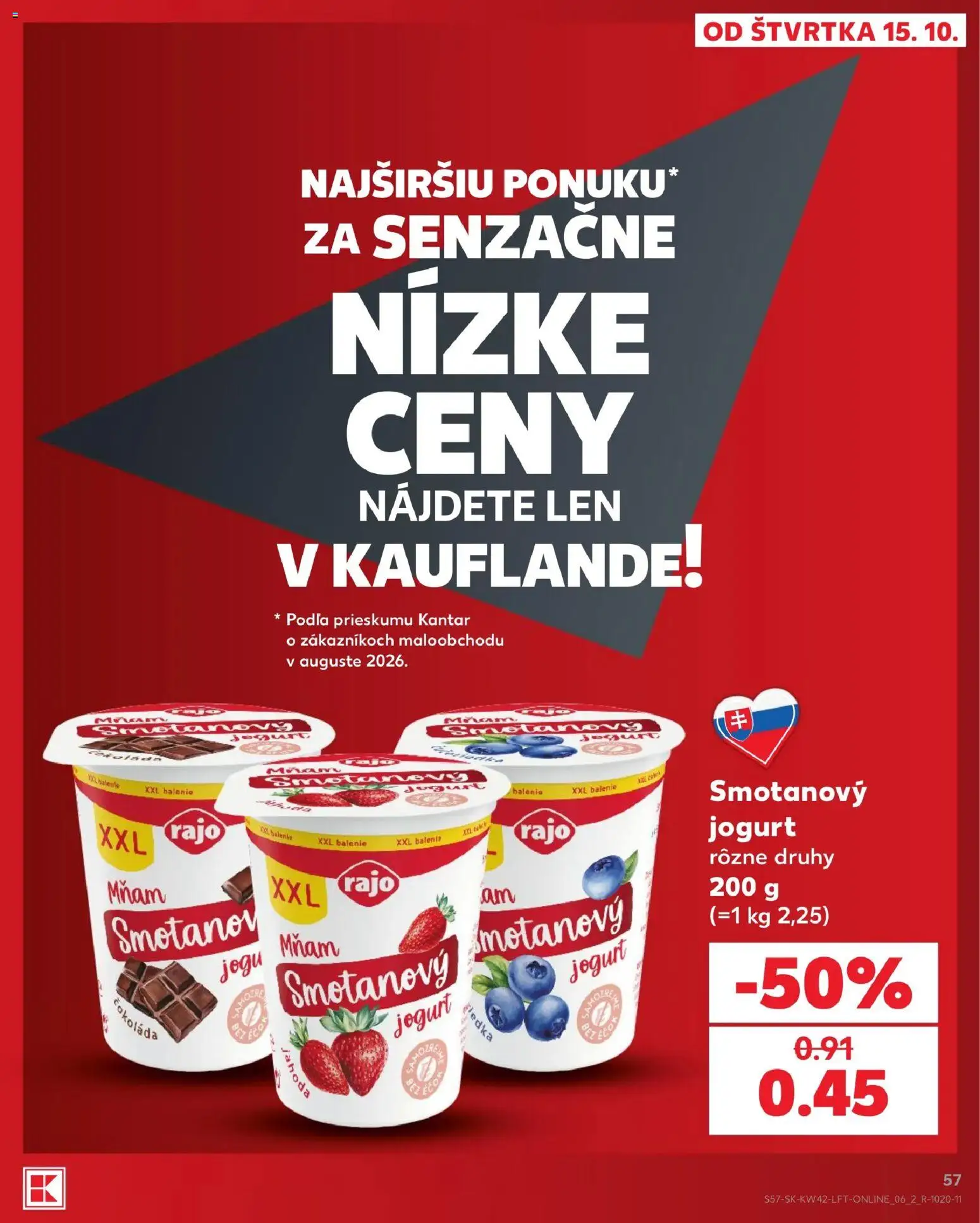 Nové Kaufland akcie – leták je platný od 15.10.2026 | Strana: 57