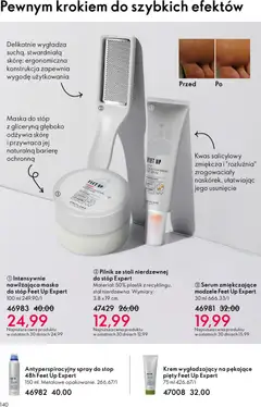 Pogląd oferty "Oriflame Katalog 8 2026" - ważna od 27.05.2026 | Strona: 140 | Produkty: Maska, Krem, Spray do stóp