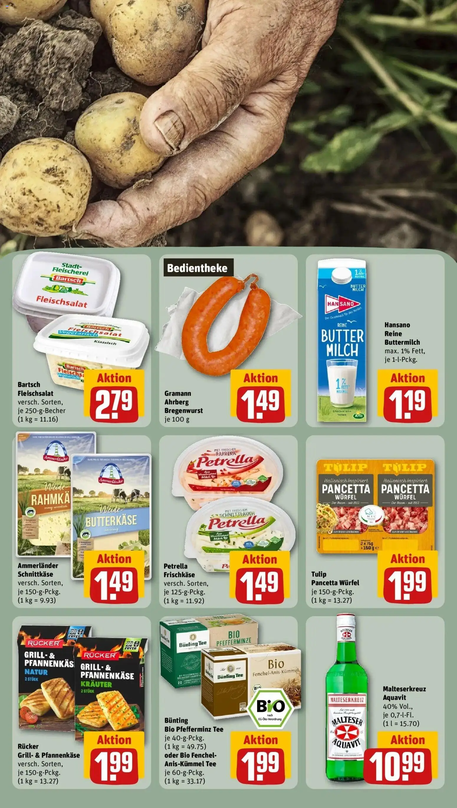 REWE Prospekt ab 28.09.2026 zum Blättern » Angebote | Seite: 29 | Produkte: Grill, Paprika, Tee, Frischkase