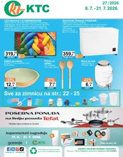 KTC Katalog tehnike i posuđa - Pregled kataloga iz trgovine KTC, vrijedi od 08.07.2026