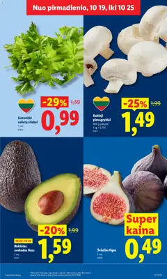 LIDL leidinys galioja nuo 2026.10.19 | Puslapis: 5 | Prekių: Pievagrybiai