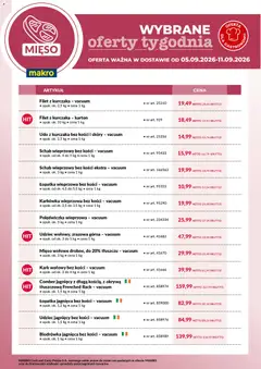 Pogląd oferty "Makro gazetka - Wybrane oferty tygodnia w dostawie" - ważna od 05.09.2026
