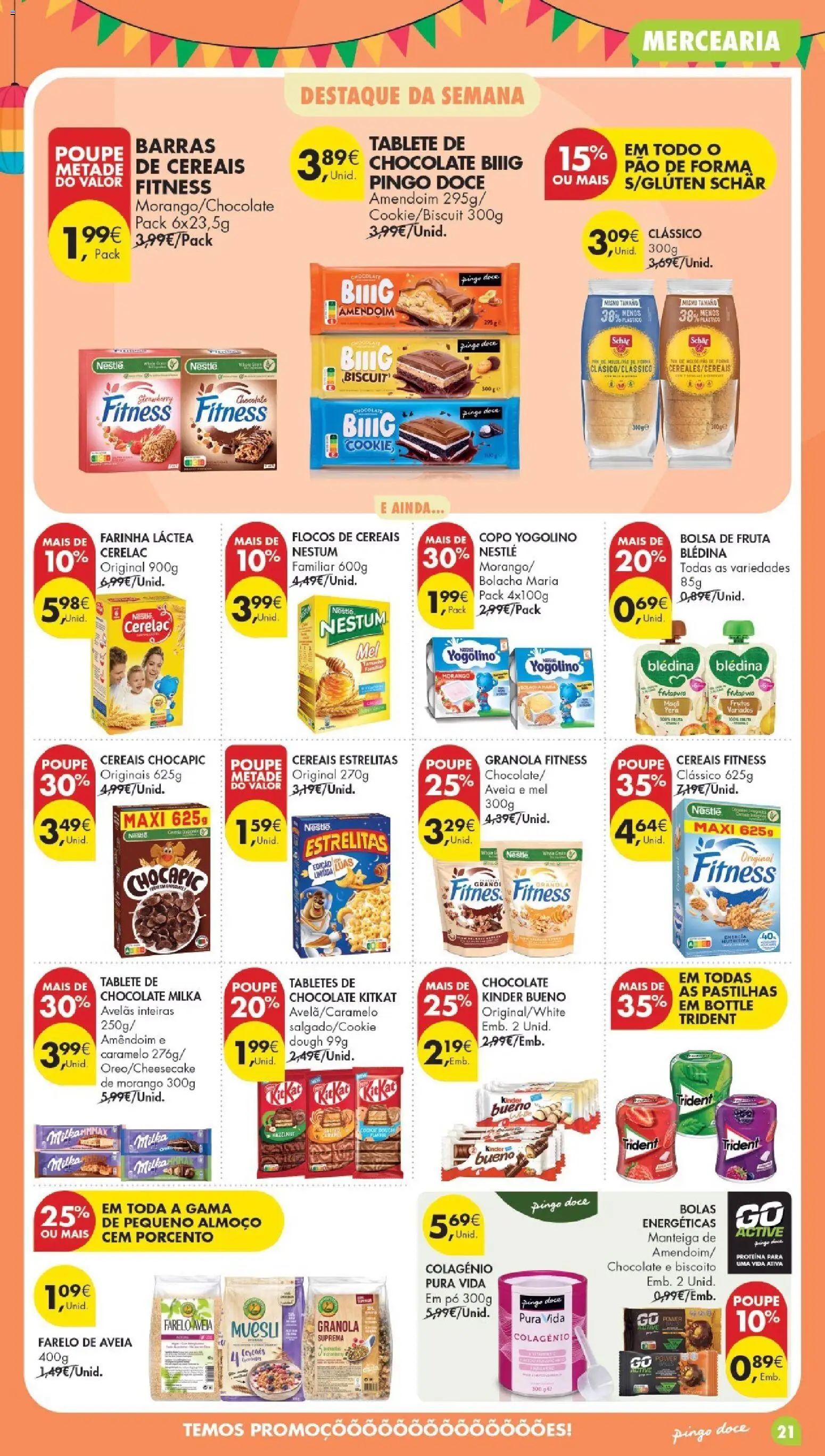 Pingo Doce Poupe Esta Semana Madeira │ válido de 16.06.2026 | Página: 21 | Produtos: Avelãs, Farinha láctea, Granola, Cereais