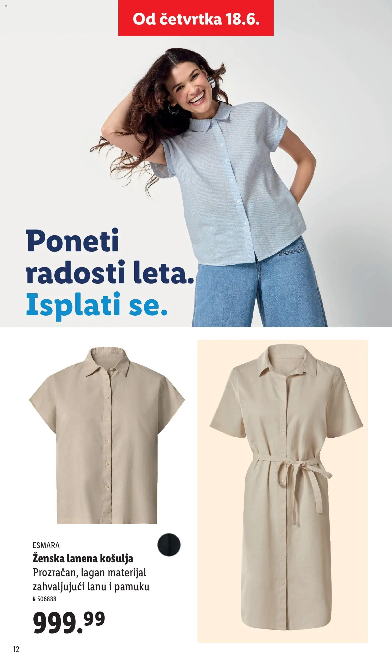 Lidl katalog - važi od 07.05.2026 | Strana: 12 | Proizvode: Košulja