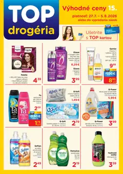 TOP Drogéria leták platný od 27.07.2026