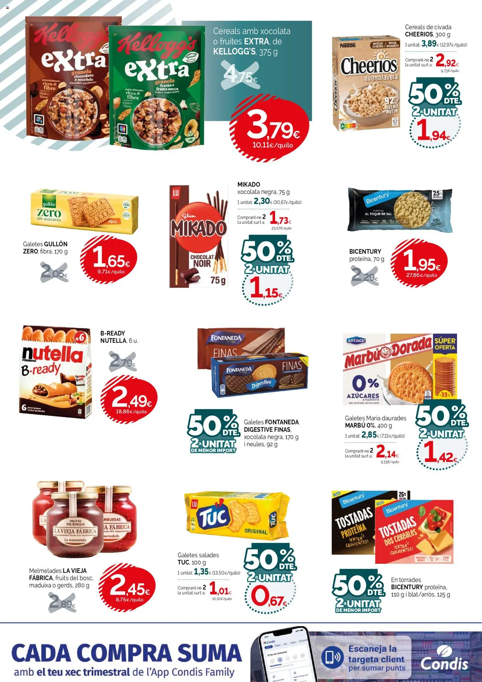 Condis folleto life │ válido desde el 19/08/2026 | Página: 12 | Productos: Fruta, Mermelada, Sal, Nutella