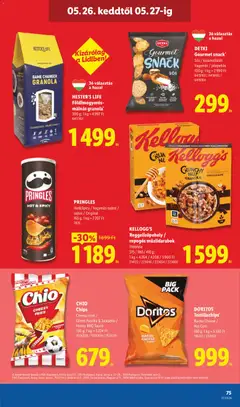 Lidl akciós újság - amely érvényes a következő dátumtól: 21.05.2026 | Oldal: 75