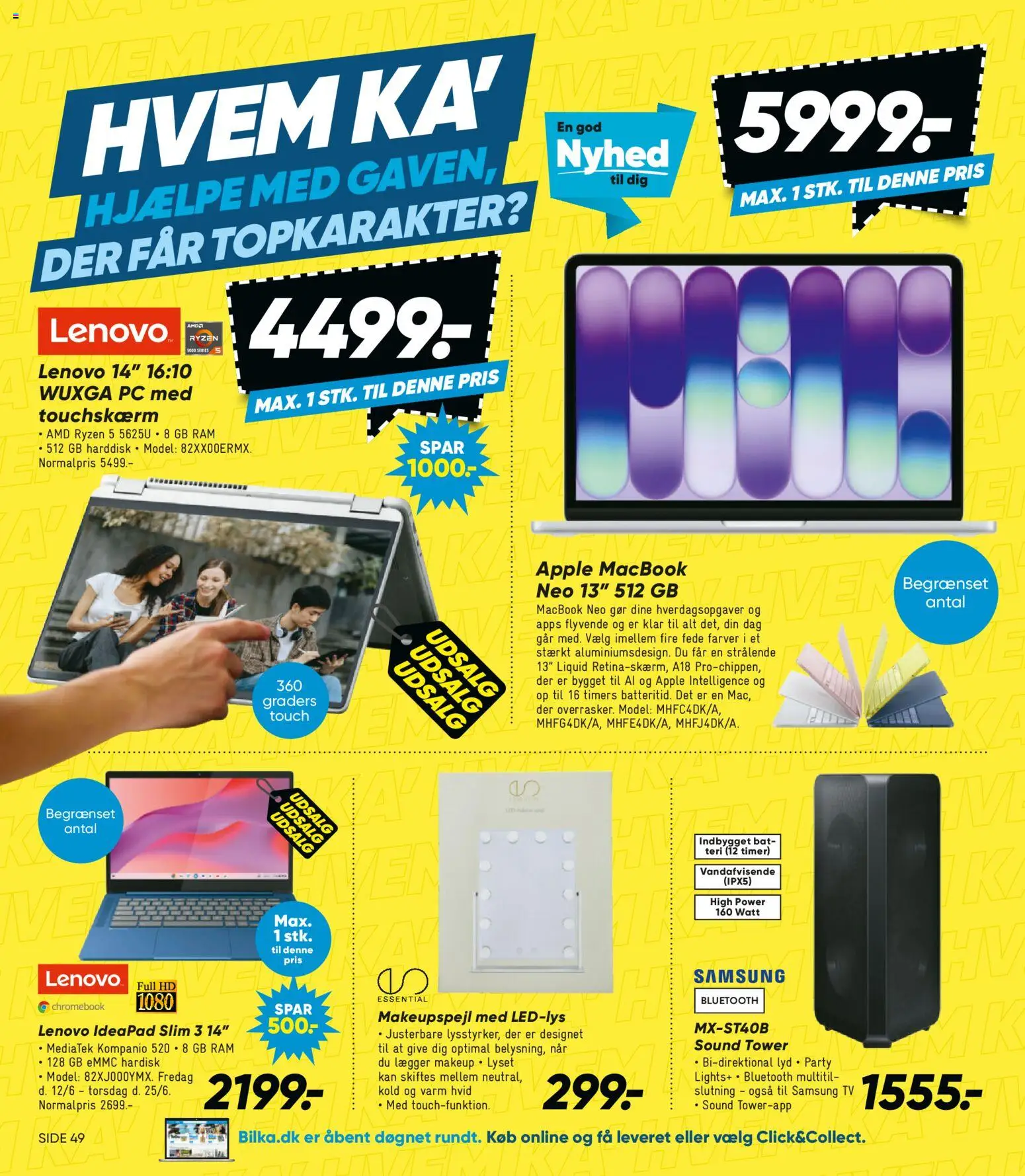 Bilka tilbudsavis – gyldig fra 12.06.2026 | Side: 8 | Produkter: Makeup, PC, TV, Harddisk
