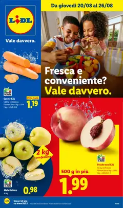 Anteprima del volantino Lidl volantino Fresca e conveniente valido a partire dal 20/08/2026