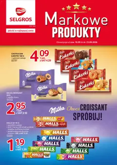 Pogląd oferty "Selgros cash&carry gazetka - Markowe produkty" - ważna od 10.09.2026